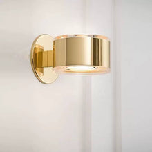 Load image into Gallery viewer, OPAL POST MODERN GOLD WALL SCONCE