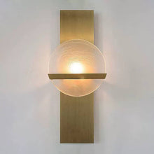 Load image into Gallery viewer, KHARI GOLDEN BRIGHT MOON WALL SCONCE