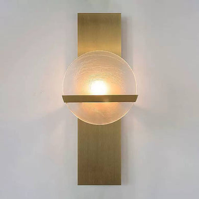 KHARI GOLDEN BRIGHT MOON WALL SCONCE