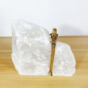 Chalcedony Crystal Stone Ornament