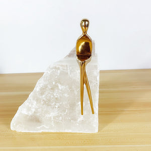 Chalcedony Crystal Stone Ornament