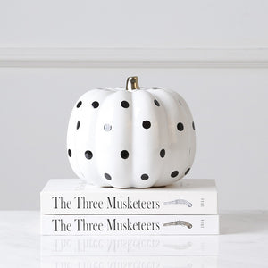 DECALS CERAMIC PUMPKIN ORNAMENT