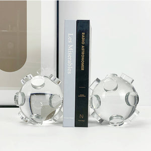 MALIKA CRYSTAL BOOKENDS (SET OF 2)