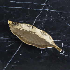 JAX LEAF DECORATIVE TRAY