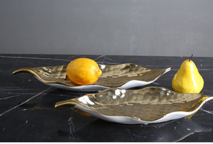 JAX LEAF DECORATIVE TRAY