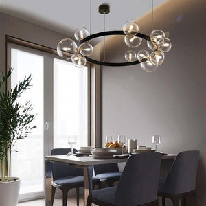 MAGIC BEAN GLASS BUBBLE CHANDELIER