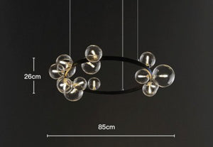 MAGIC BEAN GLASS BUBBLE CHANDELIER