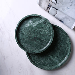 Jenipter Marble Round Tray