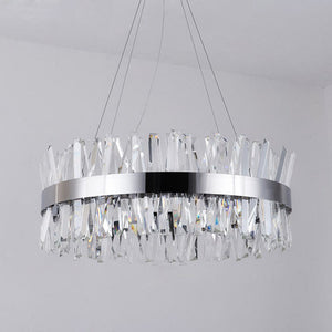 Natalie Post Modern Crystal Chandelier