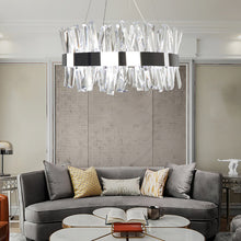 Load image into Gallery viewer, Natalie Post Modern Crystal Chandelier