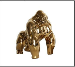 GOLD CHIMP DECORATIVE ORNAMENT