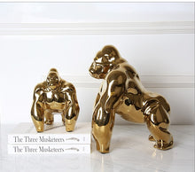 Load image into Gallery viewer, GOLD CHIMP DECORATIVE ORNAMENT