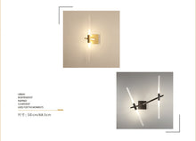 Load image into Gallery viewer, Suzie postmodern Minimalist Wind Tree Double Head Wall Sconce